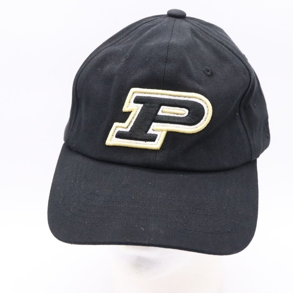 Purdue Boilermakers Hat Cap Strap Back Black NCAA One Size‎ Top of the World